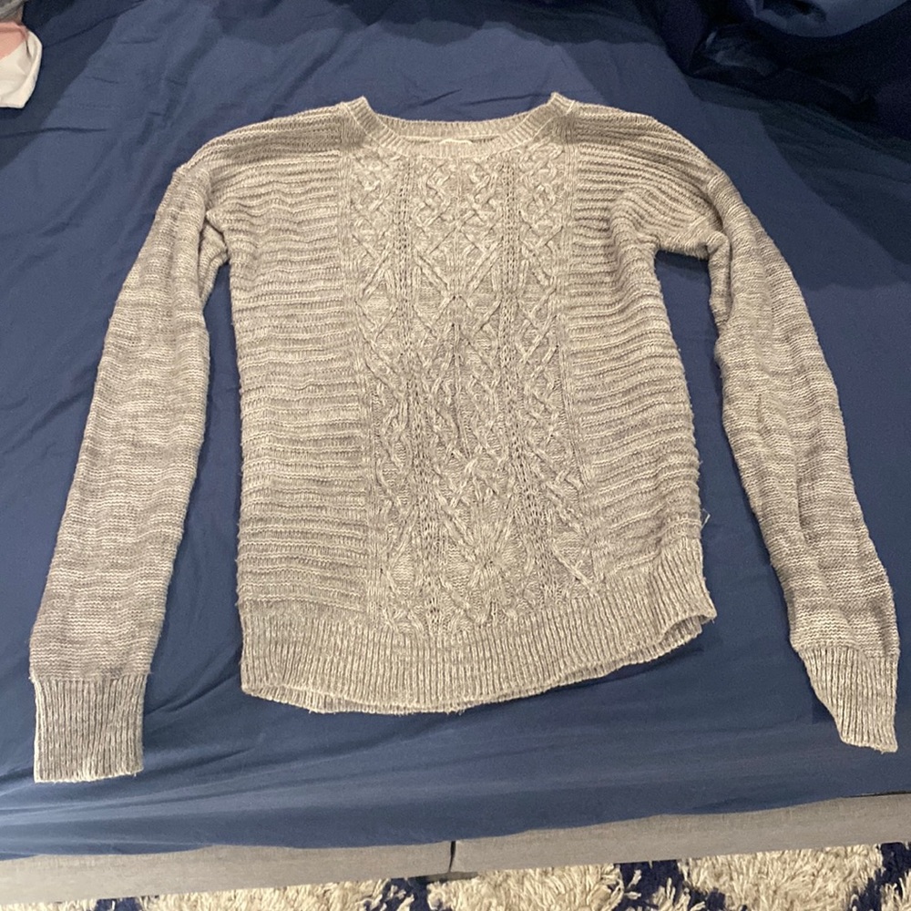 Gray sweater